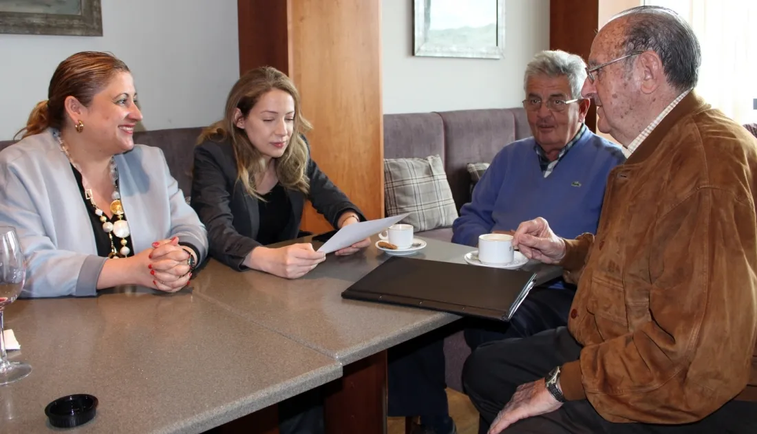 Yolanda de Gregorio, Edelmira Barreira, Luis Giménez y Goyo Sanz.
