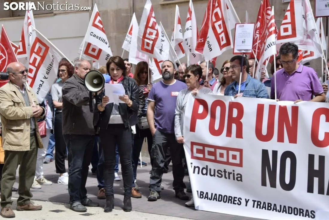 Una imágen de la concentración este martes / José Herrero