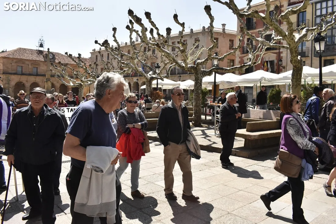 Manifestación por las pensiones en Soria. /SN