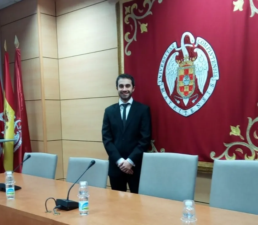 Daniel Sanz en la Complutense.