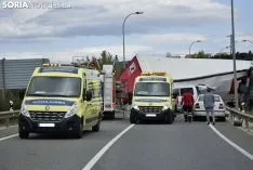 Accidente en la SO20 con 3 víctimas mortales.