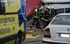 Accidente en la SO20 con 3 víctimas mortales.