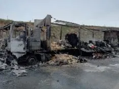 Arde un camión en Ágreda. 