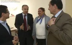 Una imagen de la toma de posesión este miércoles. /SN