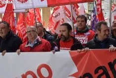 Manifestación del Primero de Mayo 2018 en Soria.