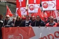 Manifestación del Primero de Mayo 2018 en Soria.