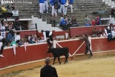 Una de las imágenes de esta tarde en el coso de San Benito. /SN