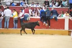 Una de las imágenes de esta tarde en el coso de San Benito. /SN
