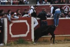 Una de las imágenes de esta tarde en el coso de San Benito. /SN