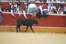 Una de las imágenes de esta tarde en el coso de San Benito. /SN