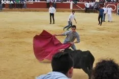 Una de las imágenes de esta tarde en el coso de San Benito. /SN