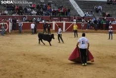 Una de las imágenes de esta tarde en el coso de San Benito. /SN