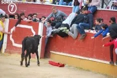 Una de las imágenes de esta tarde en el coso de San Benito. /SN