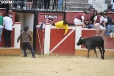 Una de las imágenes de esta tarde en el coso de San Benito. /SN