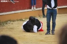 Una de las imágenes de esta tarde en el coso de San Benito. /SN