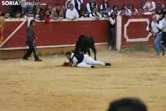 Una de las imágenes de esta tarde en el coso de San Benito. /SN