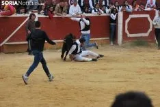 Una de las imágenes de esta tarde en el coso de San Benito. /SN