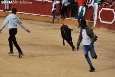 Una imagen de la tarde de este sábado en el coso de San Benito. /SN