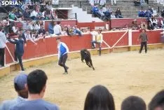 Una imagen de la tarde de este sábado en el coso de San Benito. /SN