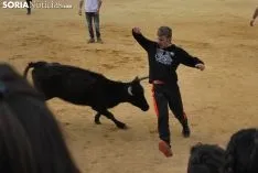 Una imagen de la tarde de este sábado en el coso de San Benito. /SN