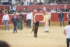 Una imagen de la tarde de este sábado en el coso de San Benito. /SN