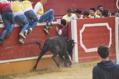 Una imagen de esta tarde de sábado en el coso de San Benito. /SN