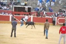 Una imagen de esta tarde de sábado en el coso de San Benito. /SN
