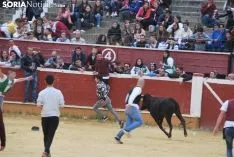 Una imagen de la tarde de este sábado en el coso de San Benito. /SN