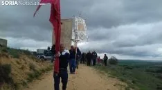 Una imagen de la romería de este sábado. /LTG