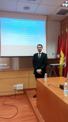 Daniel Sanz en la Complutense.