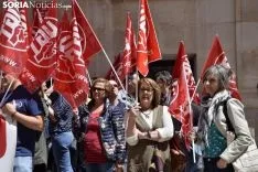 Una imágen de la concentración este martes / José Herrero