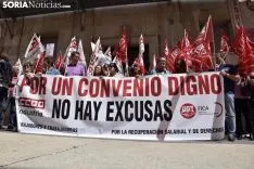 Una imágen de la concentración este martes / José Herrero