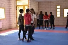 Curso de defensa personal para mujeres del CAEP. /SN