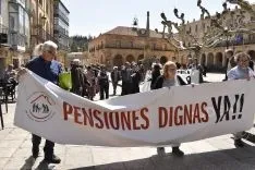 Manifestación por las pensiones en Soria. /SN