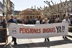Manifestación por las pensiones en Soria. /SN