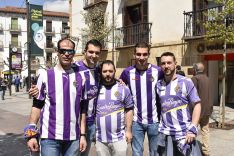 Aficionados del Real Valladolid en Soria. /SN