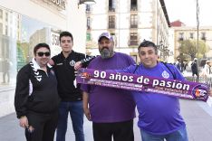 Aficionados del Real Valladolid en Soria. /SN
