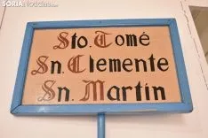 Imágenes de la cuadrilla de Santo Tomé, San Clemente y San Martín. /EM