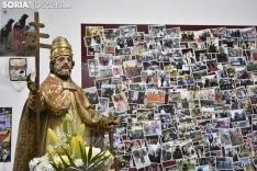Imágenes de la cuadrilla de La Cruz y San Pedro. /EM