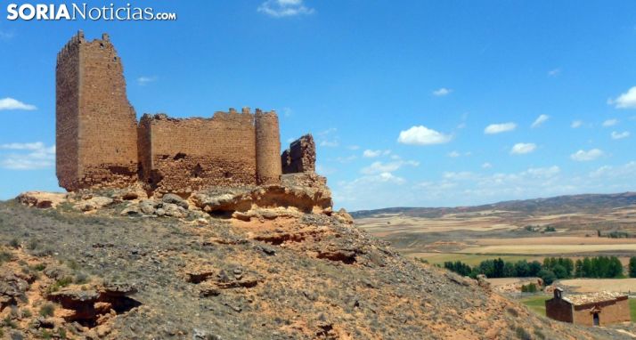 Castillo de La Raya, en Monteagudo de las Vicarías. 