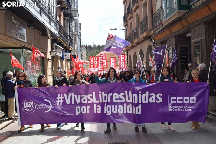 Manifestación del Primero de Mayo 2018 en Soria.