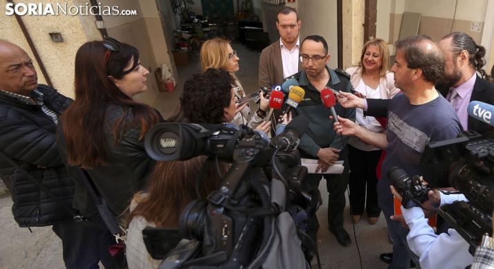 Velarde y De Gregorio, estre miércoles ante los medios informativos. /SN