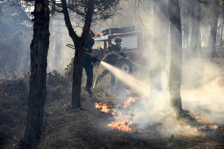 Incendio en Castilla y León.