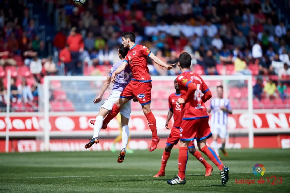 Una de las jugadas del partido. LFP