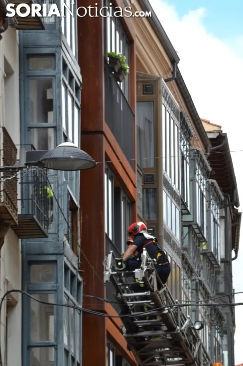 Una imagen de la intervención de los bomberos. /SN