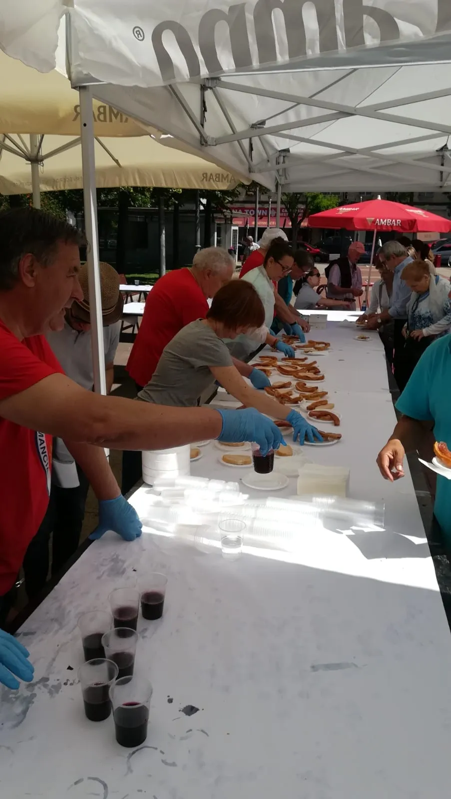 V Degustación de torreznos de Soria en Logroño. Peña Numancia La Rioja. 