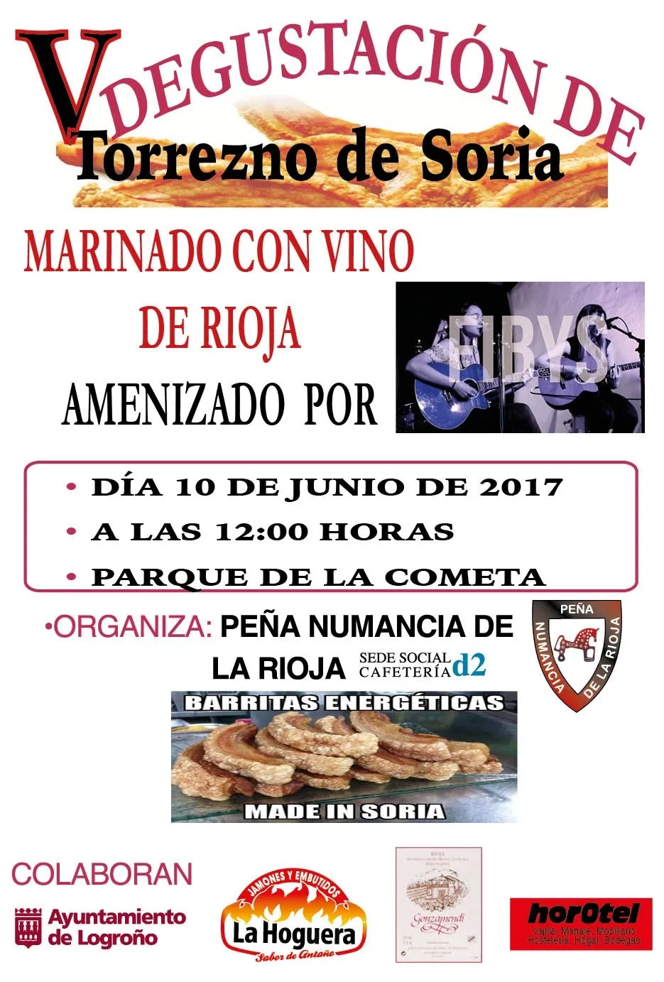 Foto 2 - V Degustaci&oacute;n de torrezno de Soria, con Pe&ntilde;a Numancia La Rioja
