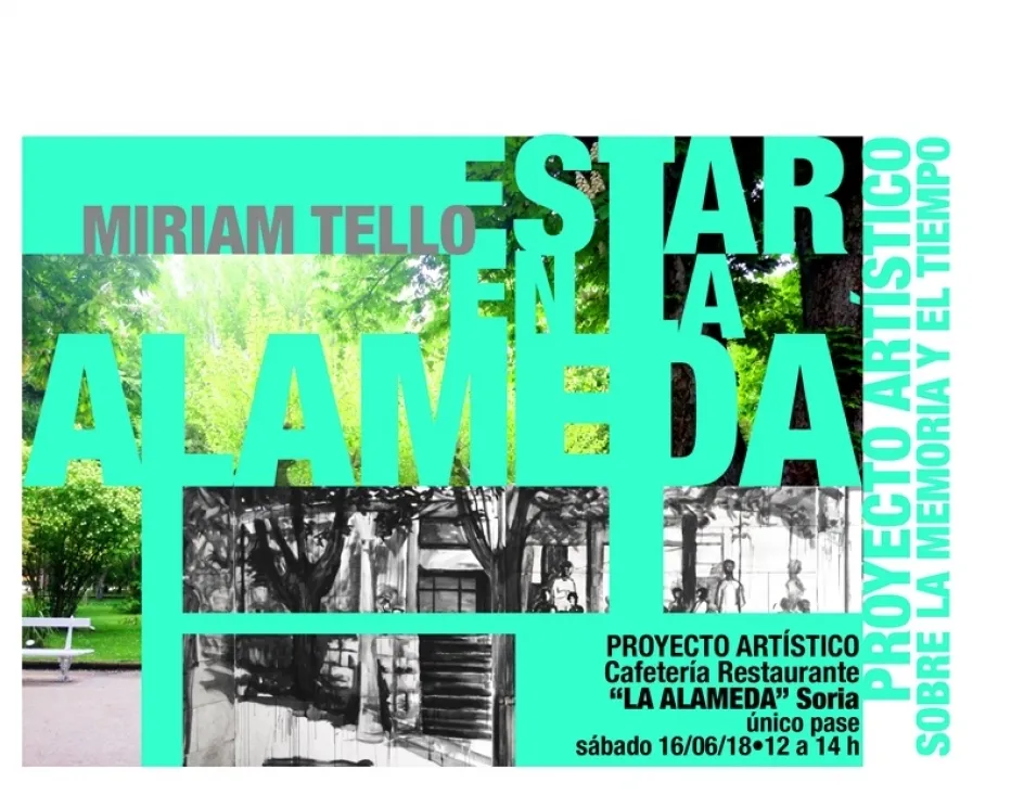 Foto 2 - La singular muestra pict&oacute;rica de Miriam Tello, en la abandonada cafeter&iacute;a de La Alameda, puede verse hoy