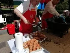 V Degustación de torreznos de Soria en Logroño. Peña Numancia La Rioja. 