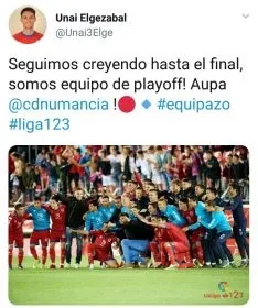 Twitter y el Numancia. 